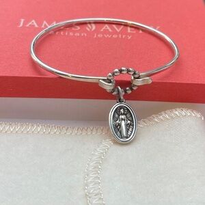 James Avery Virgin Mary Hook on bracelet